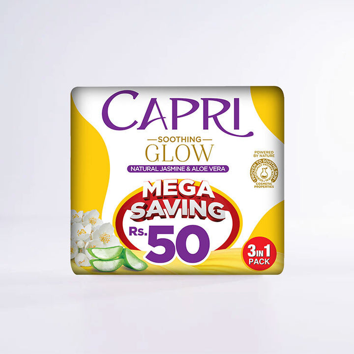 Capri Soothing Glow White - Pack of 3