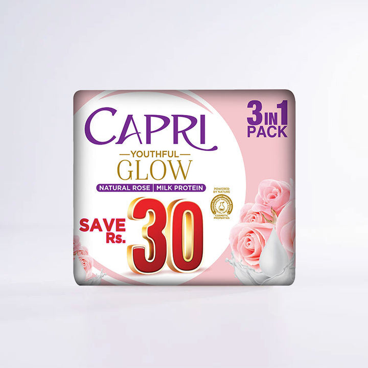 Capri Youthful Glow Pink - Pack of 3