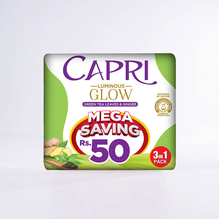 Capri Luminous Glow Green - Pack of 3