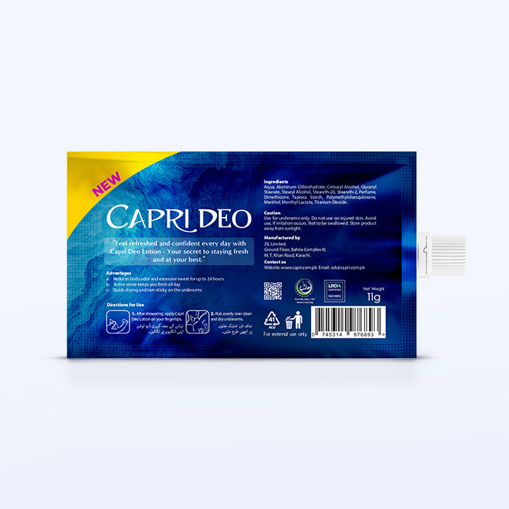 Capri Deo Lotion – Active Cool (Male)