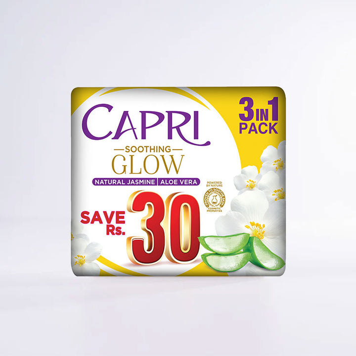 Capri Soothing Glow White - Pack of 3