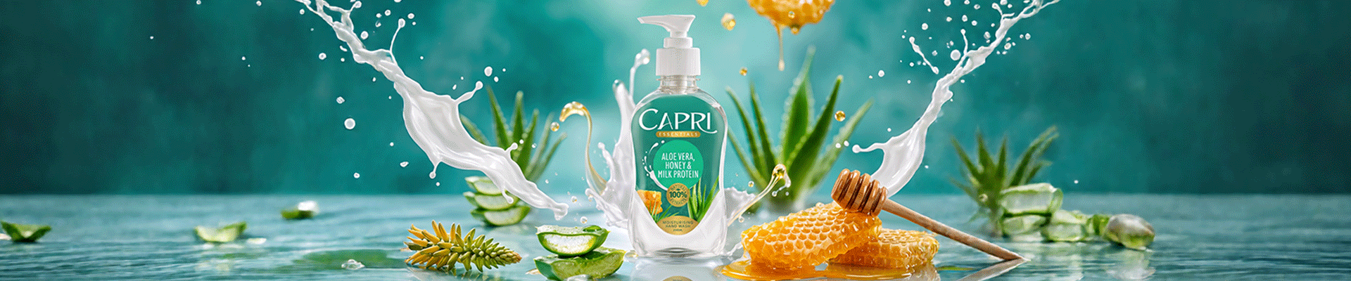 Why Capri’s Aloe Vera, Honey & Milk Protein Handwash is a Must-Have for Soft Hands