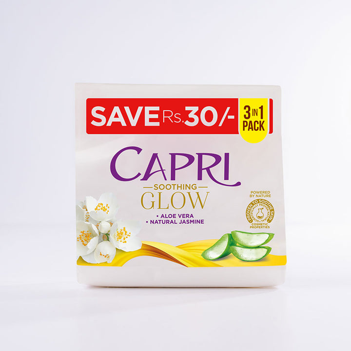 Capri Soothing Glow White - Pack of 3