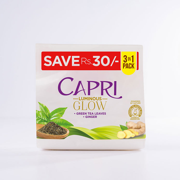 Capri Luminous Glow Green - Pack of 3