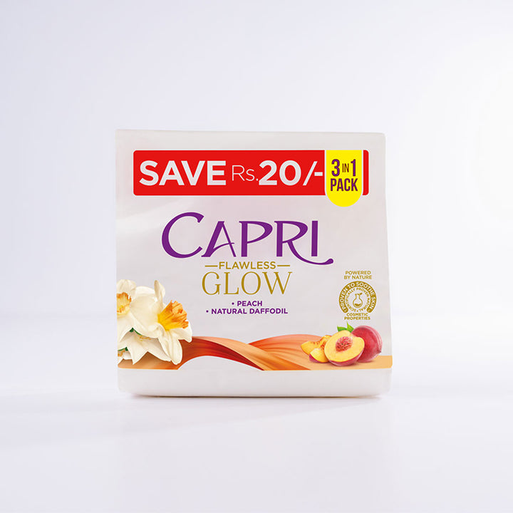 Capri Flawless Glow Peach Soap