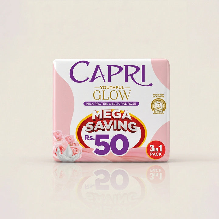 Capri Youthful Glow Pink - Pack of 3