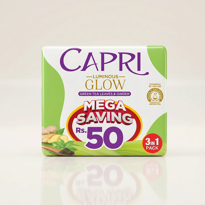 Capri Luminous Glow Green - Pack of 3