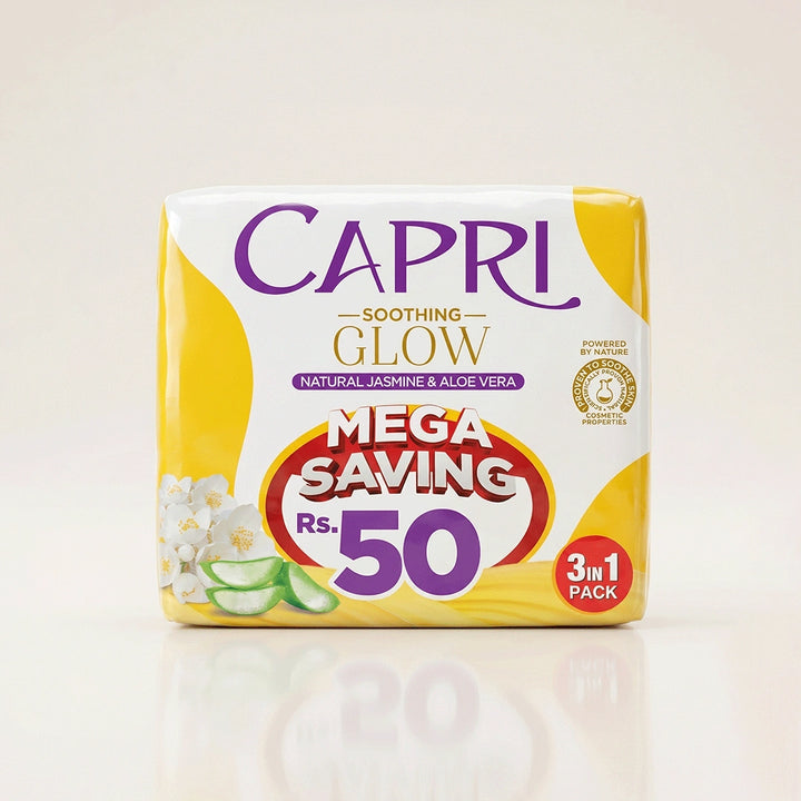 Capri Soothing Glow White - Pack of 3