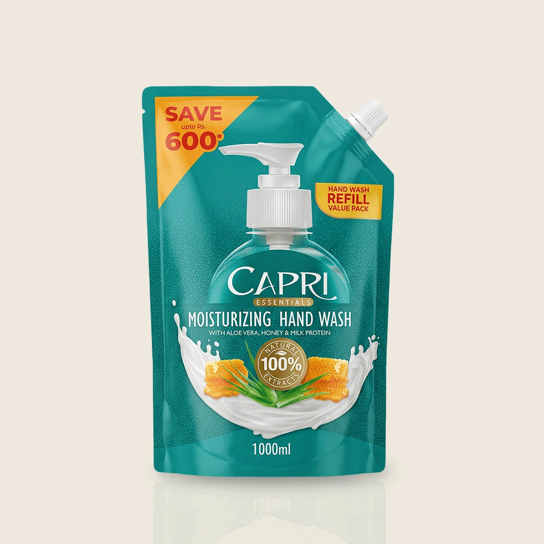 Capri Aloevera, Honey & Milk Protein Handwash - Refill Pack