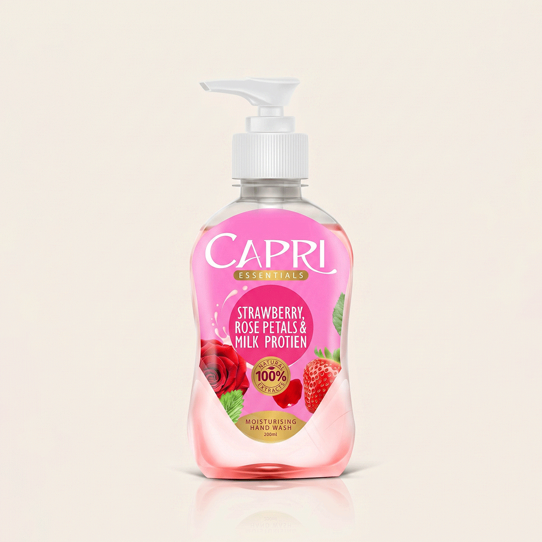Capri Strawberry & Rose Petals Handwash
