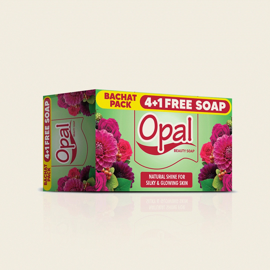 Opal Soap Natural Silky Shine 60g (4+1 Pack)