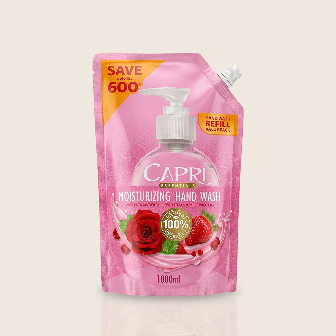 Capri Strawberry & Rose Petals Handwash - Refill Pack